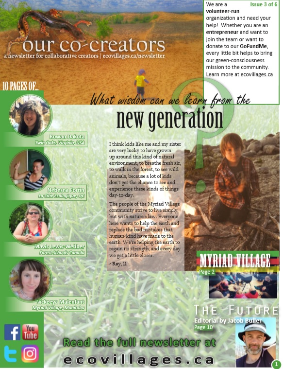 Cover of Issue No. 3 of Our Co-Creators, Children